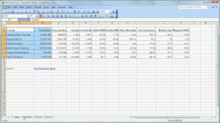 Graphing Populations in Excel