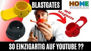 Blastgates an meiner Absauganlage, die perfekten Absperrschieber!!