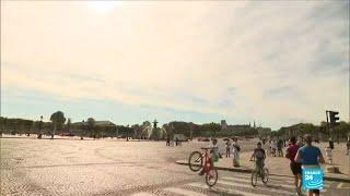 The sound of silence as Paris goes car-free for a day!