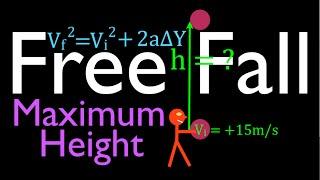 Physics, Kinematics, Free Fall (9 of 12) Height Reached from Known Initial Velocity