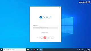 How to create an Outlook profile using the Outlook Profiles switch command in Windows 10