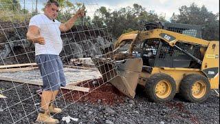 Строю сарай в Америке работаю на Skid steer