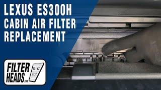 How to Replace Cabin Air Filter 2021 Lexus ES300H | AQ1262C