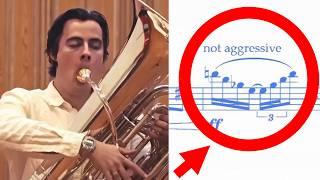 When the Tuba Is an extension of your Soul | "Amaia" for tuba and piano played by August Schieldrop