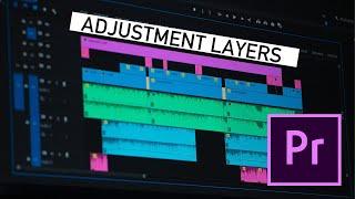 Colour Grade your footage FAST in Premiere Pro Using ADJUSTMENT LAYERS - LAZY TUTORIAL