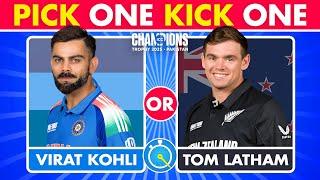 PICK One KICK One | Champions Trophy 2025 Edition | Cricket Quiz