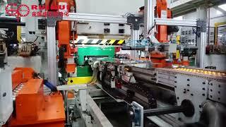 Sheet stamping aluminum destacking + robot conveyor line