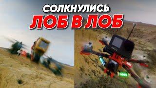 4 FPV ДРОНА в КАНЬОНЕ - ПАРОВОЗИК С КРАШЕМ