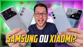 XIAOMI ou SAMSUNG? Qual o MELHOR CELULAR pra VOCÊ !?!