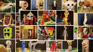 All LEGO TREVOR HENDERSON creatures | Trevor Henderson’s Creepy World Compilation! 1,2,3,4 & 5