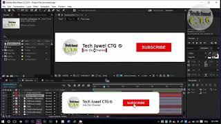 After Effects Tutorial Youtube Subscribe Button Animation (Free Project)