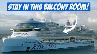 ICON OF THE SEAS OCEAN BALCONY STATEROOM TOUR & REVIEW | CABIN 12202