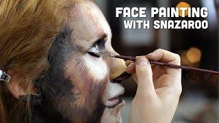 Face Painting a Lion with Snazaroo (Time Lapse)