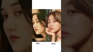 jihyo Twice mirip Nike ardila