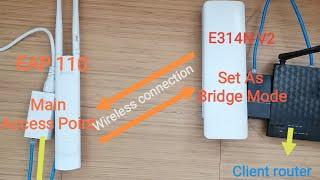 How to Setup  Comfast E314n v2 as Bridge Mode/P2P Connection/tagalog