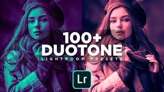 100+ Duotone Premium Lightroom Presets - Lightroom Mobile Presets Free DNG XMP | Duotone Presets