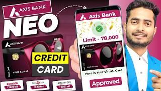 Axis Bank Credit Card 2024 | Neo Credit Card Axis Bank | Axis Bank Neo Credit Card Lifetime Free