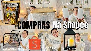 COMPRAS NA SHOPEE DE ITENS DE DECORAÇÃO E ORGANIZAÇÃO| Enxoval para casa