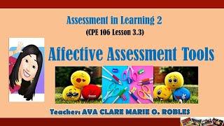 Common Affective Assessment Tools