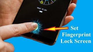 How to Set #Fingerprint #Lock on Display in Any Mobile Phone