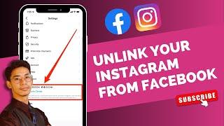 How to Unlink Your Instagram Account from Facebook !