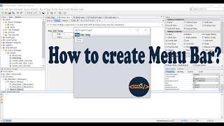 How to create Menu bar in #Java #Netbeans