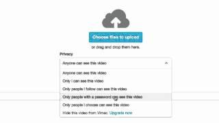 How to upload a video to Vimeo