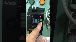 Inverter SAKO setup Analog and digital input SKI7080 Sako Terminal Function สั่งงานจาก DI