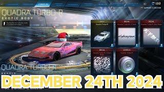 Rocket League ITEM SHOP Daily #84 (24th December 2024) *NEW* Cyberpunk Vehicle is here!!