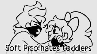 Soft Pico hates toddlers (FNF: Soft - Animatic)