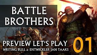 Preview Let's Play mit Entwickler: Battle Brothers (01) [deutsch]