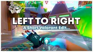 LEFT RIGHT ⬅️️ | A Short Valorant Operator Jett Dash Edit...