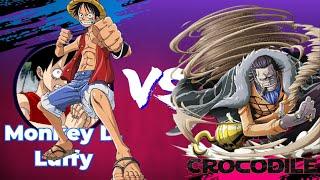 Luffy VS Crocodile Full Fight Arabasta Arc | Arabasta Saga | One Piece