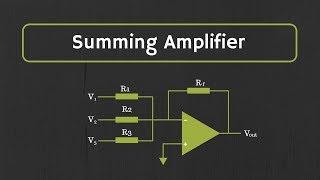 Op-Amp: Summing Amplifier (Inverting and Non-Inverting Summing Amplifiers)