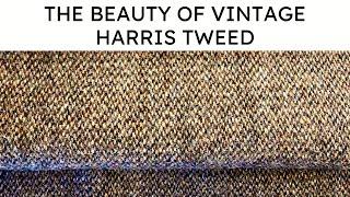 50 year old Harris tweed made into a new coat.