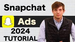 Snapchat Ads Tutorial 2024 (Step by Step) How To Use Ads Snapchat Ads