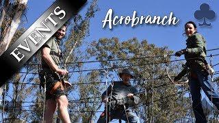 Acrobranch: Green Route Treetop Obstacle Fun - with a GoPro!