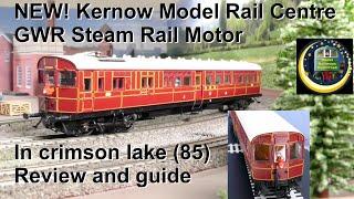 NEW Kernow GWR Steam Railmotor Review: Crimson Lake Livery in Action!