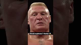 Brock Lesnar suplexe  7-footer #brocklesnar #paulheyman #wwe #ufc #brocklesnar