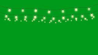 Light Garland Green Screen Effect