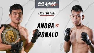 LUAR BIASA! ANGGA VS RONALD MASTRANA | FULL FIGHT ONE PRIDE MMA 74 LOCAL PRIDE #9 JAKARTA