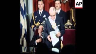 SYND 3 9 76 APARICIO MENDEZ SWORN IN AS URUGUAY'S NEW PRESIDENT