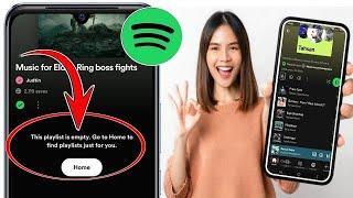 Spotify mod apk Not Working | Spotify Playlist Empty Problem | Spotify Free Premium Apk