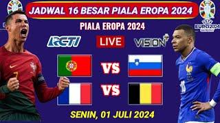 JADWAL SIARAN LANGSUNG PIALA EROPA 2024 MALAM INI BABAK 16 BESAR 1 JULI 2024 - PORTUGAL vs SLOVENIA