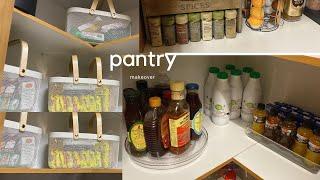 *NEW*Pantry Organization on a budget /Pantry Restock & Organize with me/ Small Kitchen Pantry Ideas