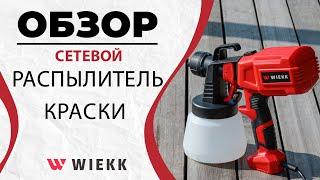 ОБЗОР МОЩНОГО СЕТЕВОГО КРАСКОПУЛЬТА WIEKK || НОВЫЙ РАСПЫЛИТЕЛЬ КРАСКИ