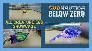 Subnautica: Below Zero | all creature egg detailed showcase and animation