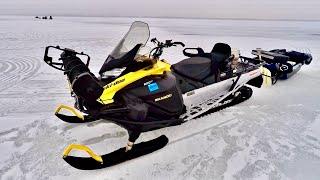 NEW 2023 Ski Doo Skandic Snowmobile Walk Through -  My NEW Ice Fishing Snowmobile!