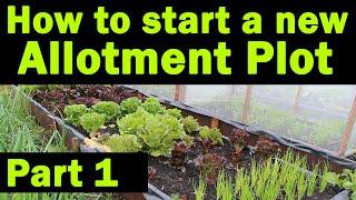 Start a new Allotment Plot | Where to start | Allotment Garden | Things you need to know | Part1