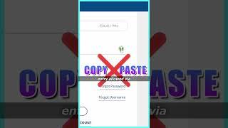 Useful trick to copy paste credentials in banking and other websites | TECHLIT India #shorts